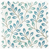 Fitzrovia Print, Horizon Blue - Motorised Roman Blind